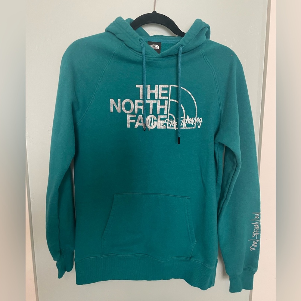 The North Face Hoodie  (teal)